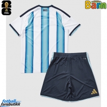 Argentina Hjemmedraktsett Barn VM 2026 Kortermet (+ Korte bukser)